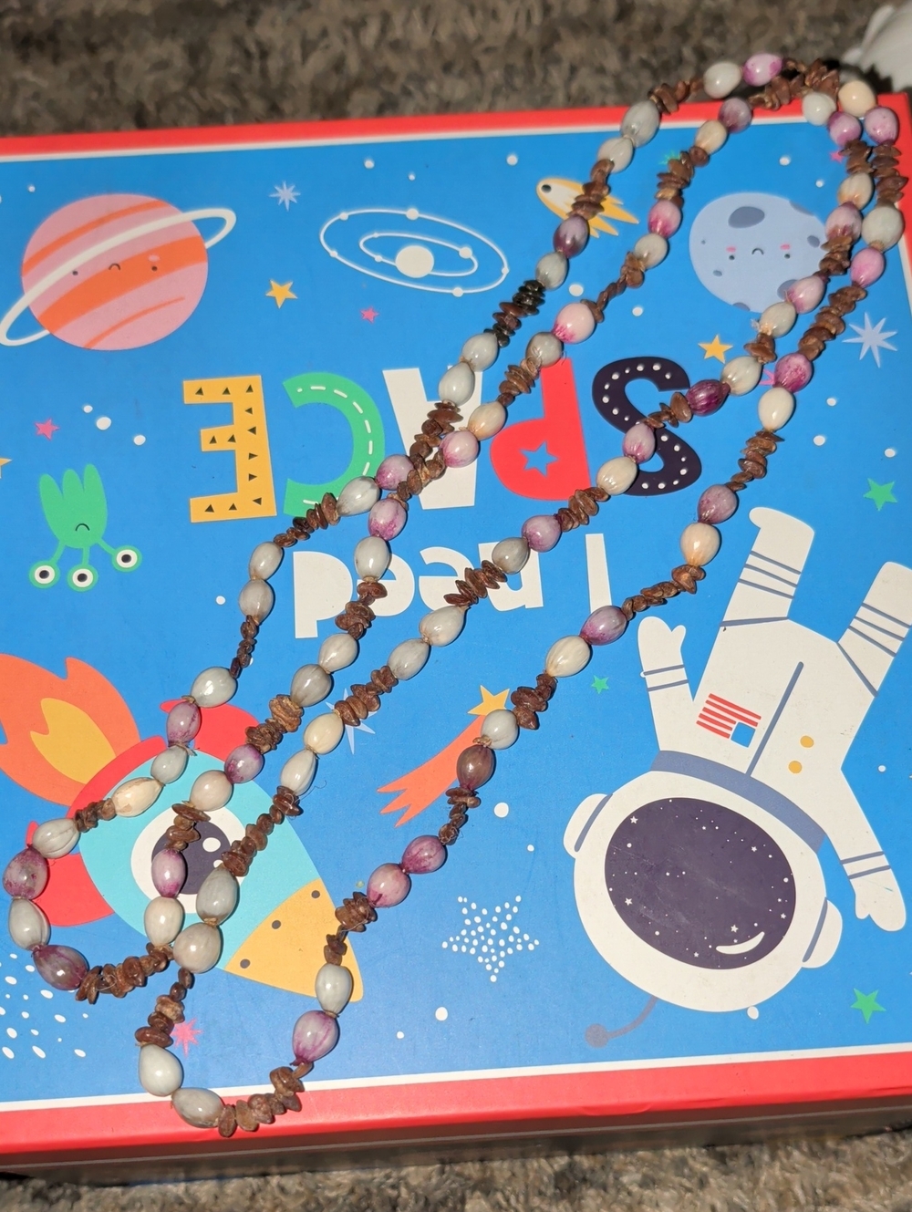 MCM Hawaiian Handmade Job's Tears/Coconut Spacer Necklace